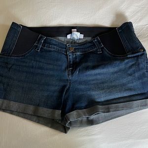 Midi maternity shorts